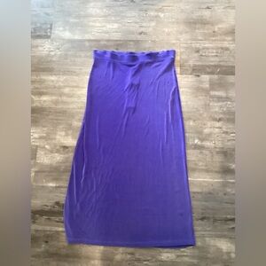 NWT Vintage Chic Women's Maxi Skirt in Vibrant Purple